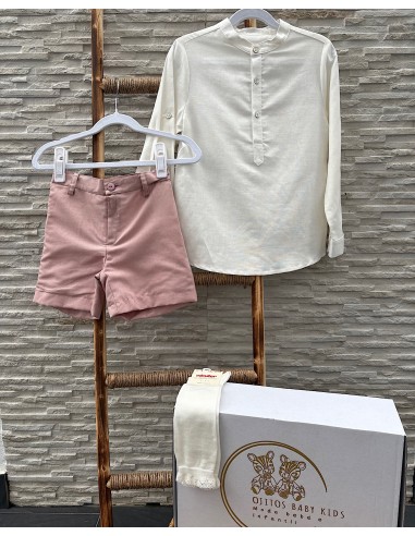 Camisa Lino Mangas Largas