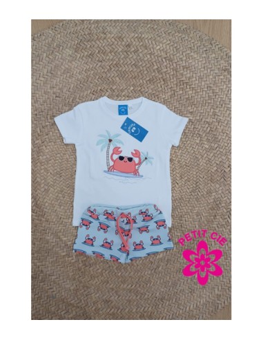 Conjunto baño niño Cangrejo