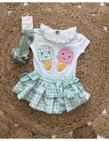 Conjunto Helados Niña