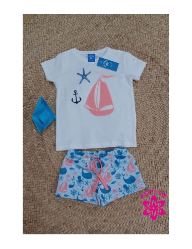 Conjunto baño niño Velero