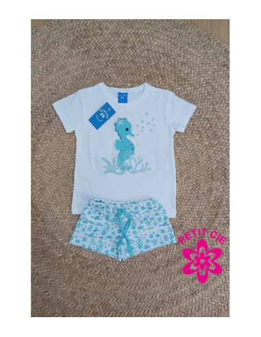 Conjunto baño niño Caballito de Mar