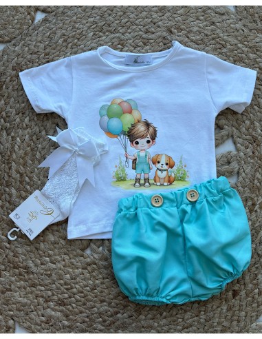 Conjunto Niño Globos