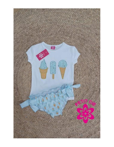 Conjunto baño niña Helados