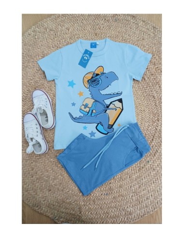 Conjunto Niño Dino Lápiz